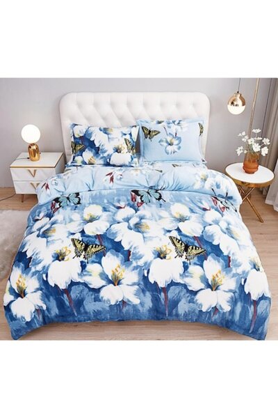 OEM Set de cearșafuri pentru pat dublu, Cocolino, imprimeu floral, 4 piese, 2...