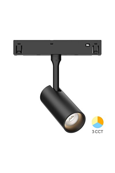 Braytron SPOT LED PE SINA MAGNET 6W 440lm 24gr. 3ÎN 1 NEGRU