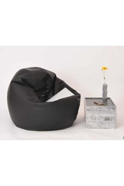 Pufrelax Fotoliu Relaxo XL, Material Piele ecologica - Negru