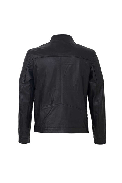 Tergan Siyah Hakiki Deri Erkek Hakiki Deri Mont - E23KDM310544-Q4O