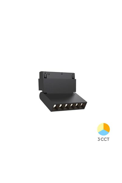 Braytron CORP LED PT SINA MAGNET 6W 440lm 24gr. 3in1 NEGRU