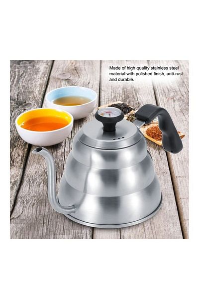COOYA Portable Pour Over Drip Coffee Maker Set With Travel Case Black 43x29x12.5cm 600ML, Stainless Steel