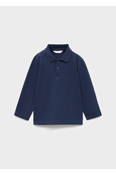 MANGO Baby Pamuklu basic polo tişört