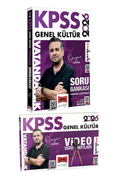 Yargı Yayınları 2026 KPSS Genel Kültür Tamamı Çözümlü Vatandaşlık Soru Bankas...