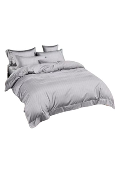 OEM Bed Linen Set, 6 Pieces, Double, 230x250cm, Finet, Gray
