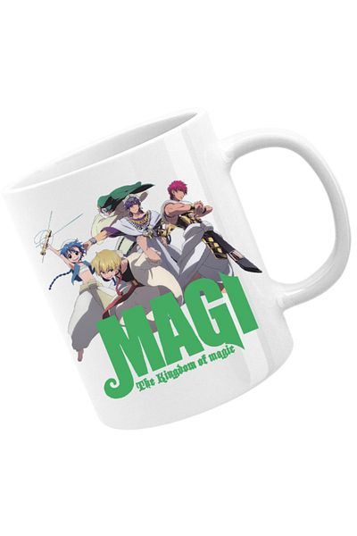 OEM Cana Magi The Labyrinth of Magic Team Alladin Alibaba Sinbad Magic Anime, alba, 330 ml