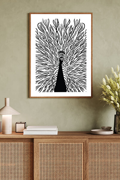 Dekorsiahome Διακοσμητικό Τραπέζι με Ξύλινο Πλαίσιο One Piece TK0728