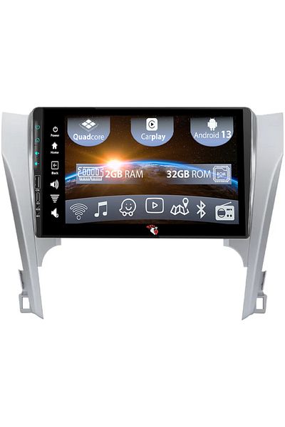 navi-it Navigatie dedicata Toyota Camry 2011-2014, USB&Butoane fizice frontale, Android 13, Wireless Carplay