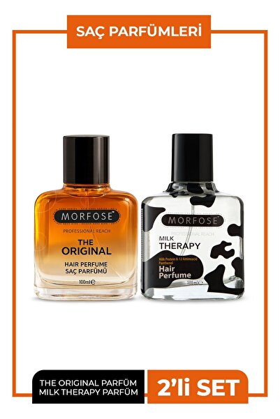 Morfose Milk Therapy Saç Parfümü 100 ml + Original Saç Parfümü 100 ml
