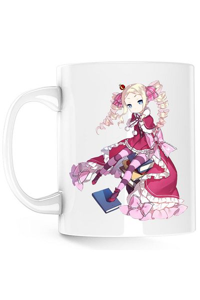 OEM Cana Re Zero Beatrice Library Book Magic Tsundere Desene, alba, 330 ml