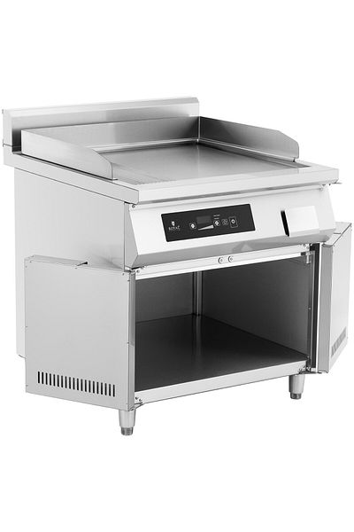 Royal Catering Grill indukcyjny gładki wolnostojący 720 x 610 mm 80-300 C 10000 W