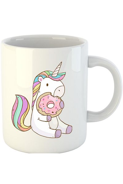 OEM Cana Unicorn Squad Donnut Eat Sweet, alba, 330 ml