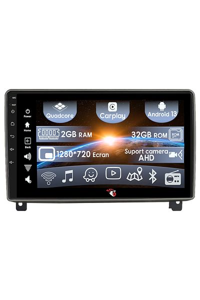 navi-it Navigatie dedicata Peugeot 407 2004-2011, 2GB RAM 32GB ROM, Quad Core, Display 9" IPS Full HD, Carpl