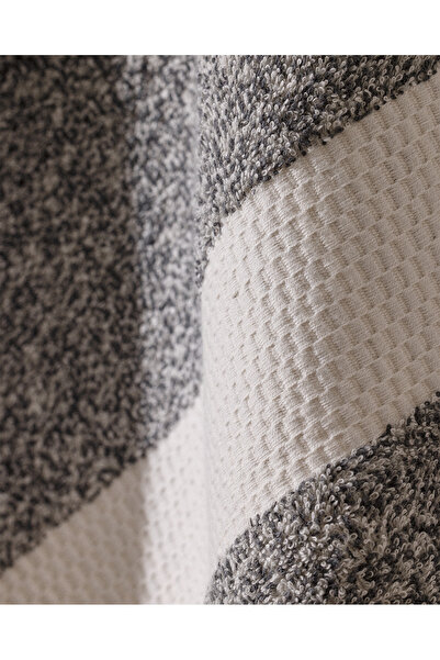 Madame Coco Brest 100% Cotton Bath Towel - Anthracite - 75X150 cm