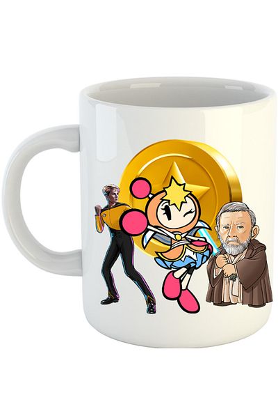 OEM Cana Bomberman Obi Kenobi Star Trek Gold, alba, 330 ml