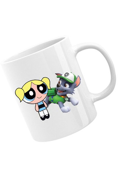 OEM Cana The Powerpuff Girls Bubble Paw Patrol Happy, alba, 330 ml