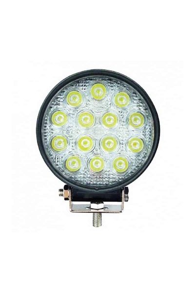 BGRJ Automotive LED projector 42W, round, cool white 6500k, flood