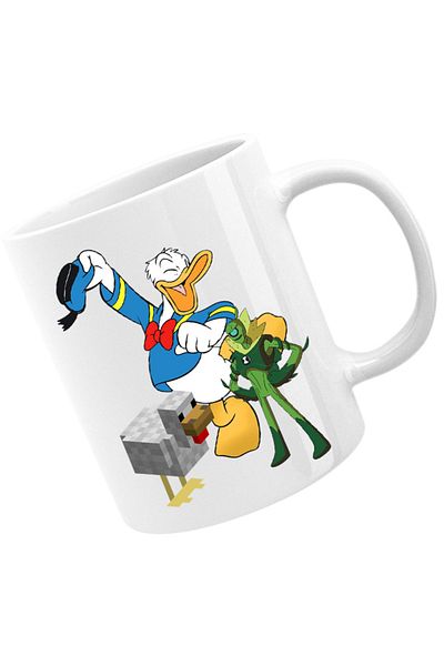 OEM Cana Donald Duck Minecraft Chicken Ben10 Alien Watch Pixel, alba, 330 ml