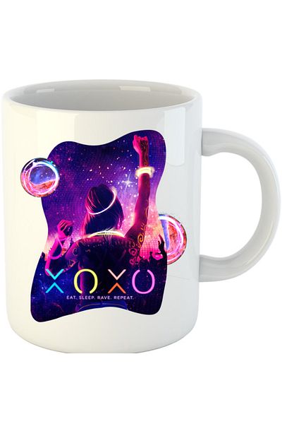 OEM Cana XOXO Dance Neon Party Colorful Teens Movie, alba, 330 ml