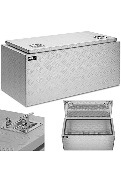 MSW Cutie de scule din aluminiu pentru transport, cu încuietoare, 119 l, 91 x...