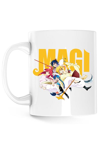 OEM Cana Magi The Labyrinth of Magic Protagonists Group Weapon Pose, alba, 330 ml