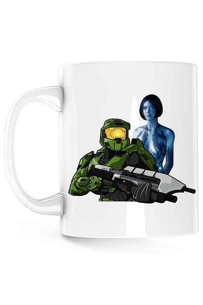 OEM Cana Halo The Master Chief Spartan Cortana Guardian, alba, 330 ml