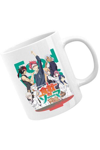 OEM Cana Food Wars Group Photo Souma Megumi Alice Cookers Rivals, alba, 330 ml