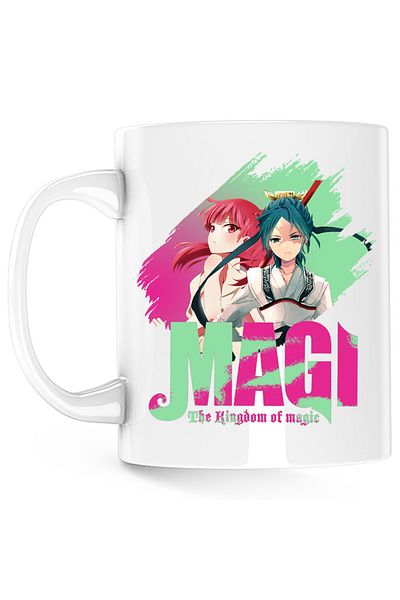 OEM Cana Magi The Labyrinth of Magic Morgiana Hakuryuu Logo Brush, alba, 330 ml