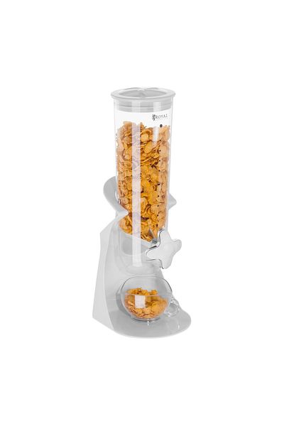 Royal Catering Dozator pentru produse vrac, musli, fructe uscate, cafea, 1,5 l
