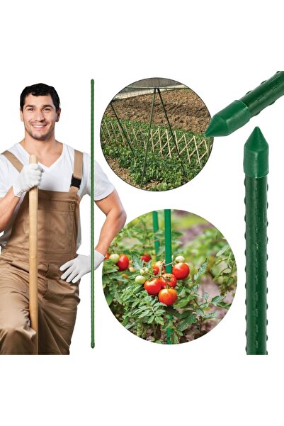 PROCART Support pole, plant support, length 150 cm, diameter 16 mm, green