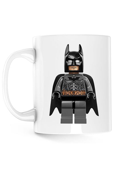 OEM Cana Batman Minifig Super Heroes Movie, alba, 330 ml