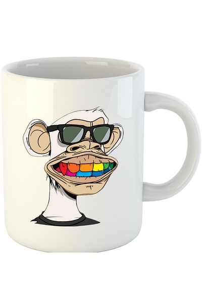 OEM Cana NFT Monkey Sell Online Art Colors Humanoid, alba, 330 ml