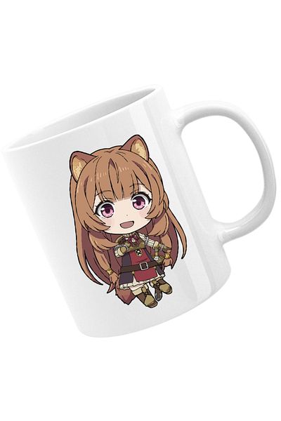 OEM Cana Rising of the Shield Hero Raphtalia Furry Best Waifu Animeuri, alba, 330 ml
