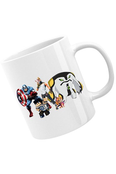 OEM Cana Captain America Fortnite Fox Skin Minecraft Steve Paw Patrol, alba, 330 ml