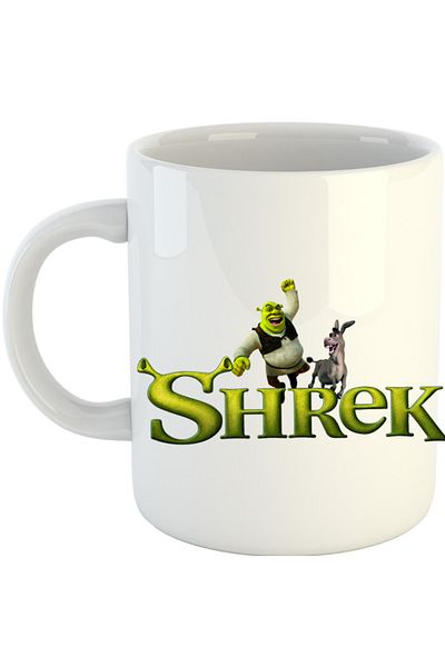 OEM Cana Shrek Logo Donkey Funny Action Comedy, alba, 330 ml