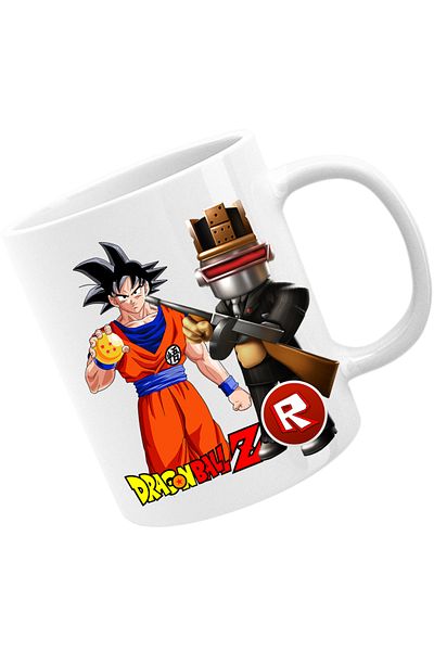 OEM Cana Roblox Android Dragon Ball Z Songoku, alba, 330 ml