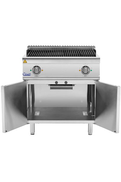 Royal Catering Grill lawowy elektryczny z kamieniami 50-300C 8.1 kW 400 V