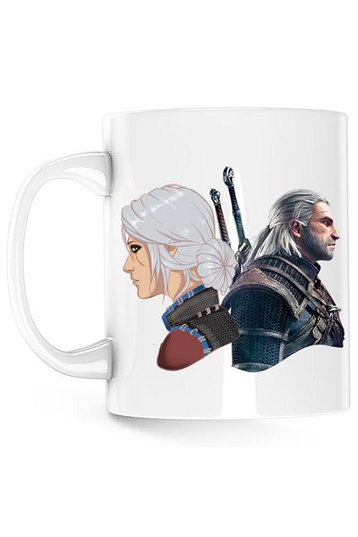 OEM Cana The Witcher Geralt Ciri Xbox Game Nvidia, alba, 330 ml