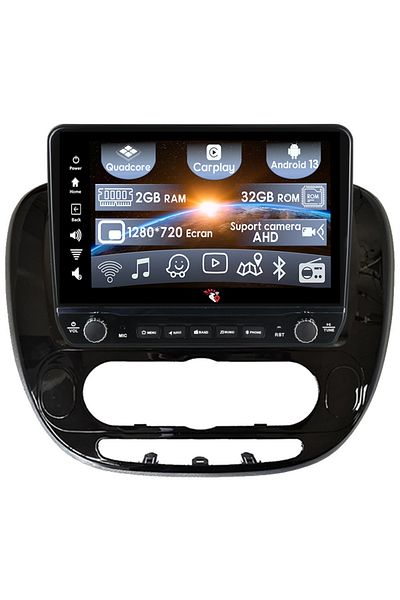 navi-it Navigatie dedicata Soul 2014-2018 cu butoane rotative model 2024, 9 Inch, 2GB RAM 32GB ROM, Quadcore