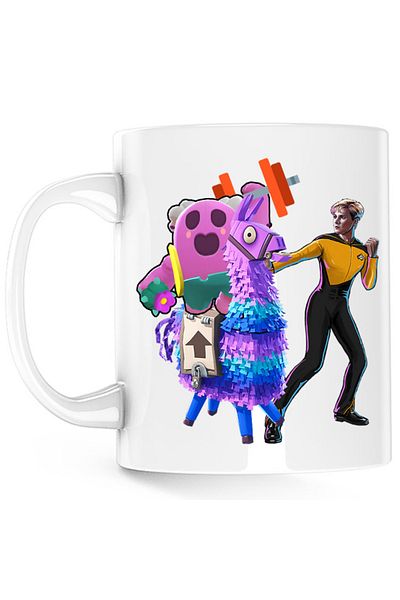 OEM Cana Brawl Stars Lift Hero Trek Fortnite Goat Battleroyale, alba, 330 ml
