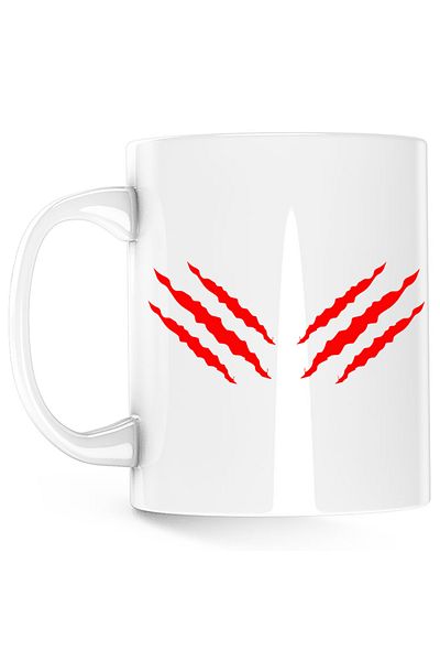 OEM Predator Gaming Logo Alien Claws Clan Vision Mug, white, 330 ml