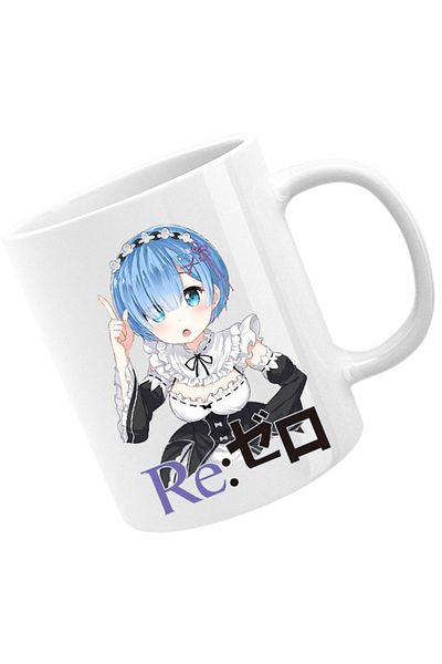 OEM Cana Re Zero REM Doki Doki Best Waifu Demon, white, 330 ml