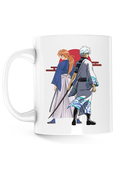 OEM Cana Rurouni Kenshin Kenshin Gintoki Samurai Pose, alba, 330 ml