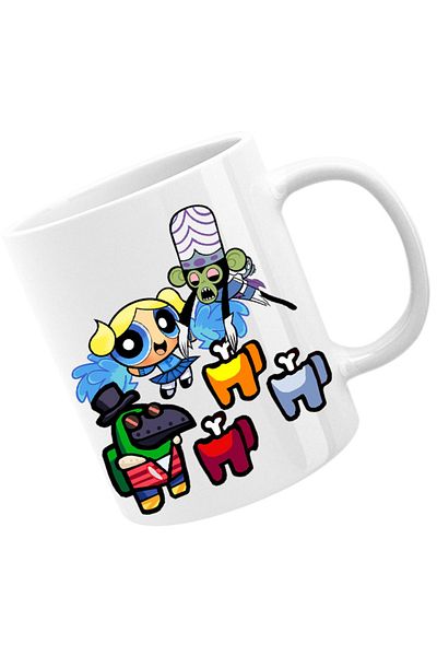 OEM Cana Among Us Impostor Character Wonder Mojo Jojo Bubble, alba, 330 ml