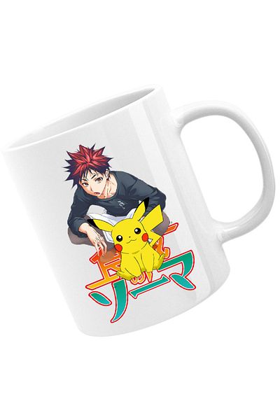OEM Cana Food Wars Soma Pikachu Sit Pet Japan, alba, 330 ml