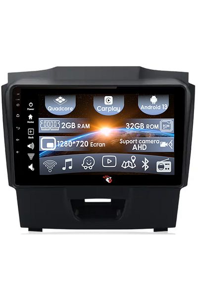 navi-it Navigatie dedicata Isuzu D-Max 2017, 2GB RAM 32GB ROM, Quad Core, Display 9" IPS Full HD, Carplay, A