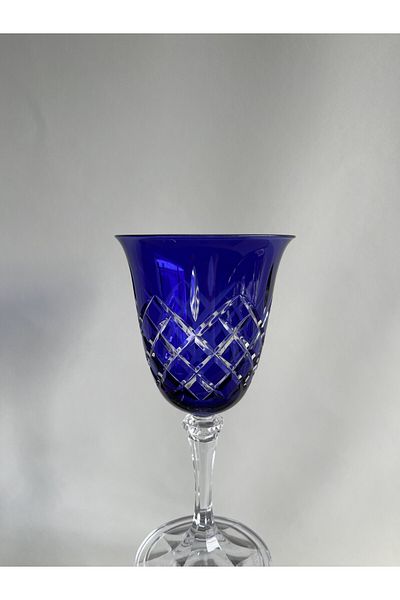 DECOSTYLE Crystal Bohemia Colored Footed Decor Square 1 Pcs