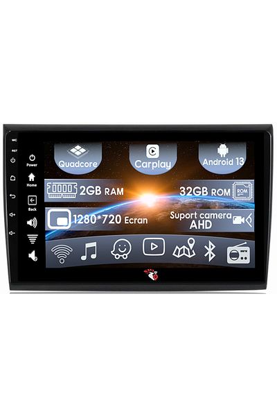 navi-it Navigatie dedicata Fiat Bravo 2007-2012, 2GB RAM 32GB ROM, Quadcore, Android 13, Display 9 ", Full H