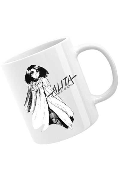 OEM Cana Battle Angel Alita Gally Genos Makoto Ghost Shell Mecha, white, 330 ml