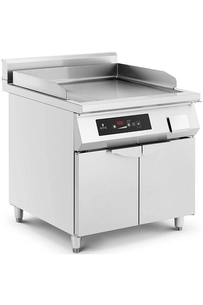 Royal Catering Grill indukcyjny gładki wolnostojący 720 x 610 mm 80-300 C 10000 W